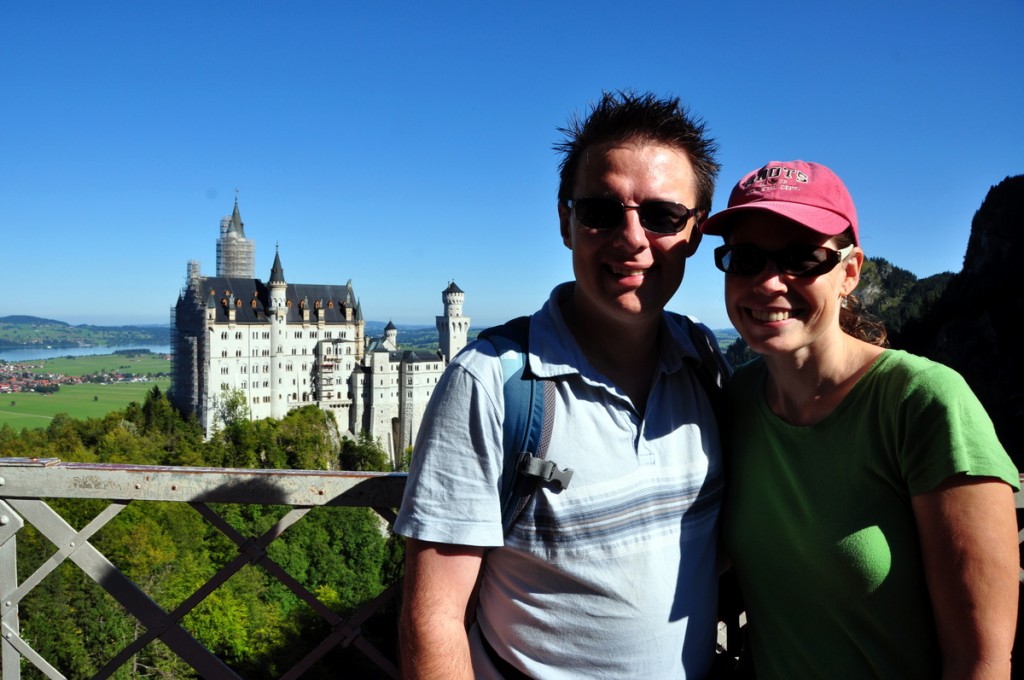 We visited Fussen to see Neuschwanstein Castle and Hohenschwangau Castle.  The castle was beautiful, but at times it was difficult with two little kids.